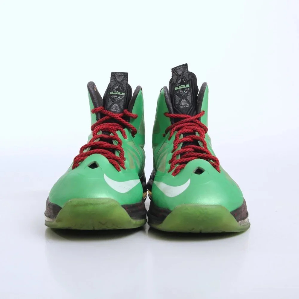 Nike LeBron James 10 Cutting Jade High Top‎ in Green Men Size 8